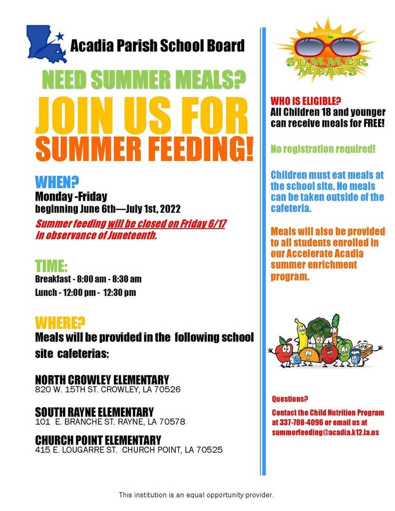 Summer Feeding